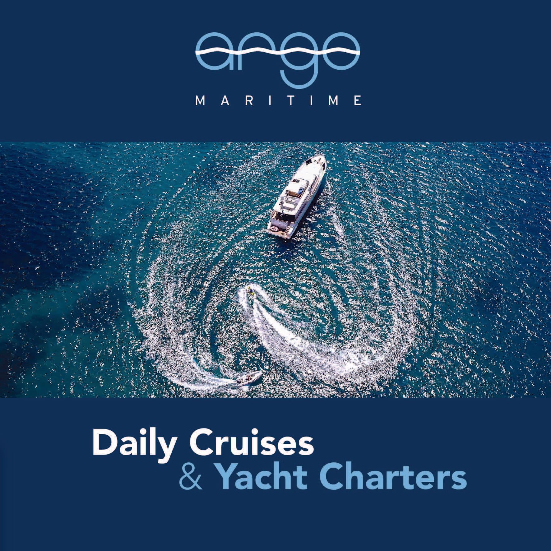 Argo Maritime daily cruises and yacht charters brochure cover